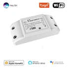 Модуль умного дома Tuya, беспроводной дистанционный выключатель с поддержкой Wi-Fi, контроллер освесветильник Domotica, Alexa Google Home для Apple Homekit