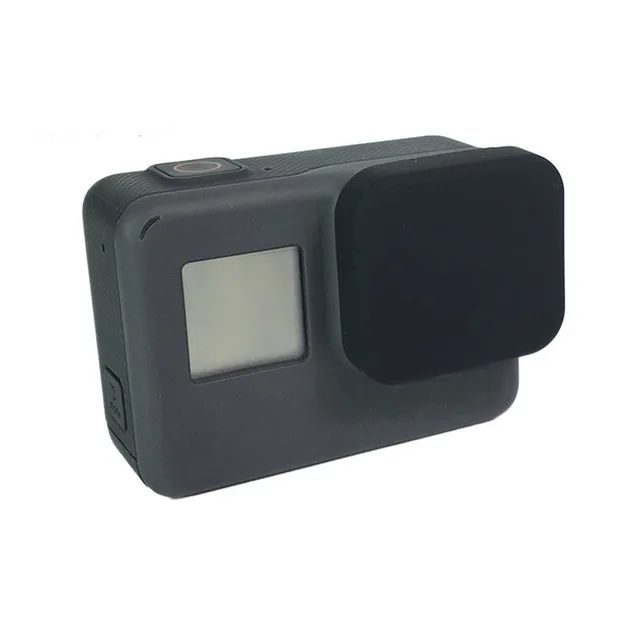 Lens cap Закаленное стекло Защитная крышка чехол для Gopro Hero 5 6 7 Черный Gopro Len Защитная пленка для ЖК-экрана Аксессуары для экшн-камеры - Цвет: Lens cap