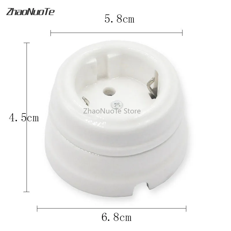 6 шт. высокое качество европейская ретро керамическая розетка настенная