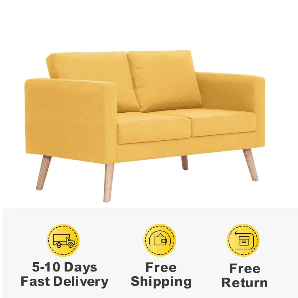 Современный секционный центральный тканевый диван 2 шт. для гостиной в