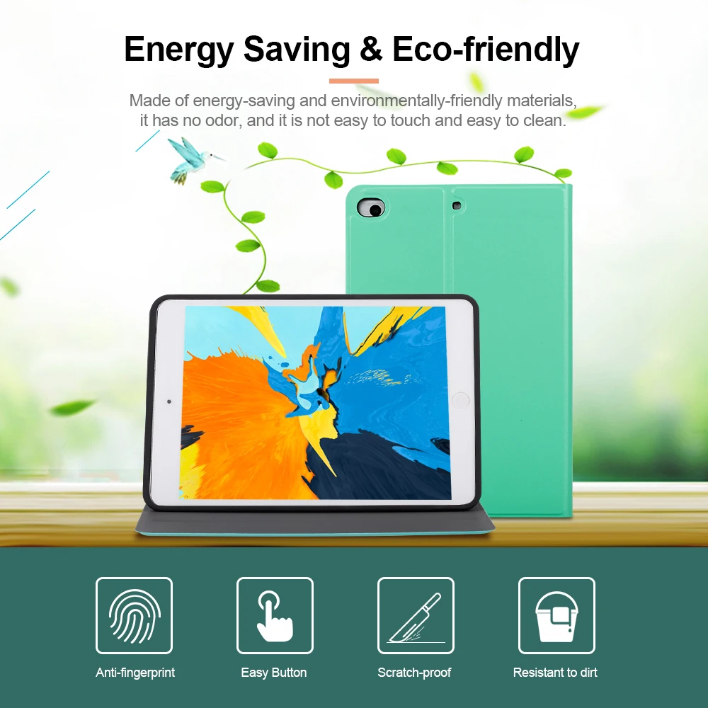 Настольный держатель Подставка для планшета iPad Mini 1/2/3/4/5 синий/зеленый защитный