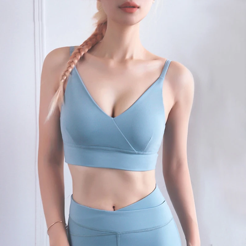 Новинка Женский Удобный спортивный бюстгальтер жилет в европейском и
