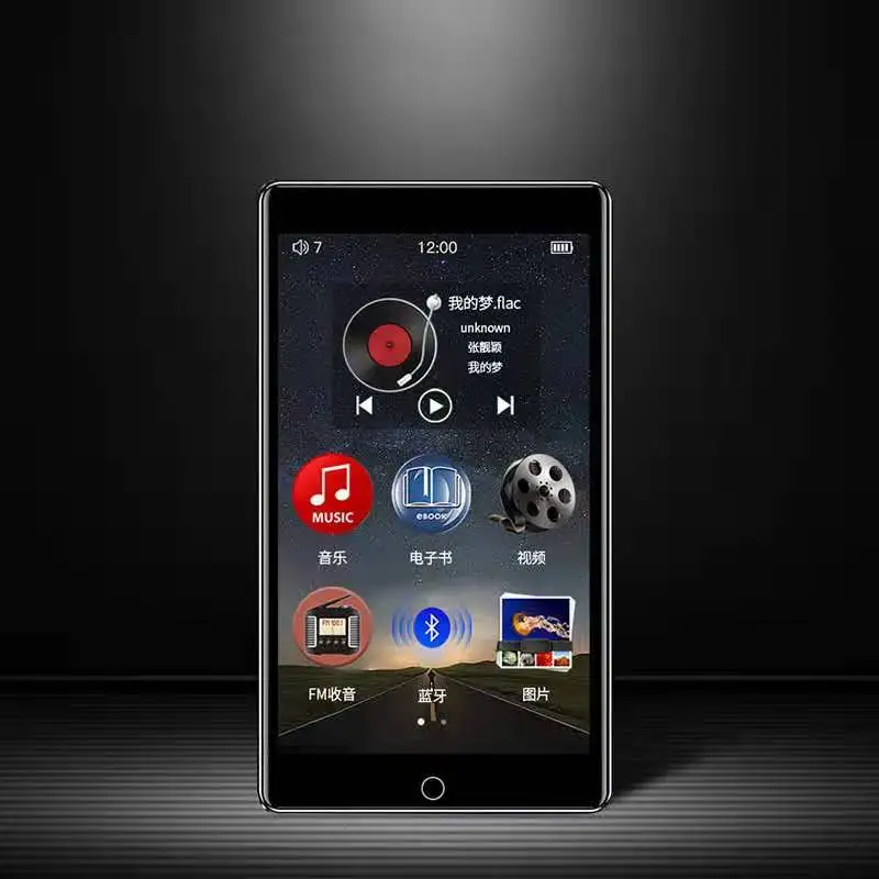RUIZU H1 Bluetooth 5,0 MP3-плеер 4,0 дюймов полный сенсорный экран Встроенный динамик fm-радио запись электронная книга Музыка Видео плеер