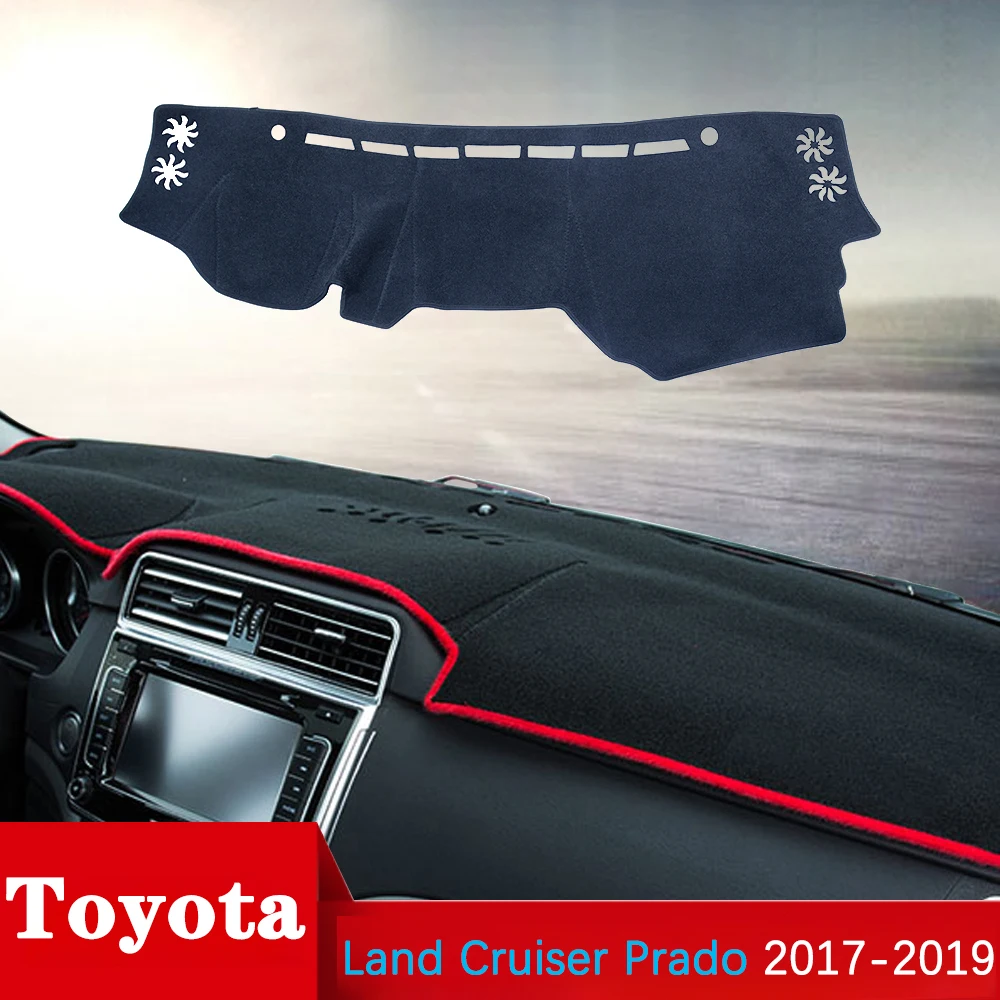 

For Toyota Land Cruiser Prado 150 Series 2017 2018 2019 Facelift LC150 J150 Anti-Slip Mat Dashboard Sunshade Dashmat Accessories