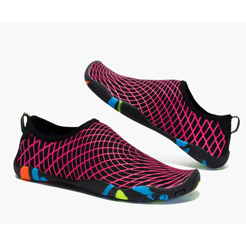 

Lovers Swimming Yoga Beach Shoes Lightweight Soft Spider Web Pattern Women Men Beach Water Shoes Unisex Footwear Aqua Shoes