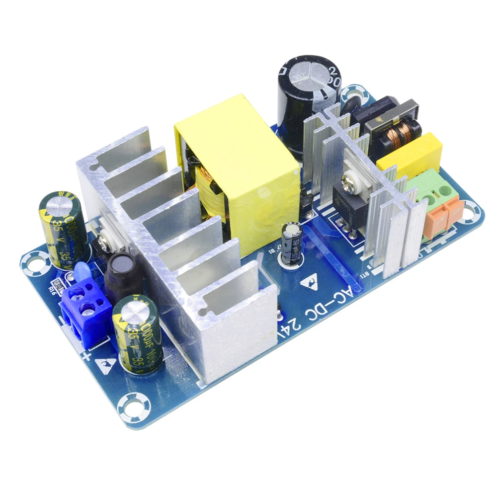 AC 110V 220V к DC 24V 6A импульсный источник питания модуль понижающий преобразователь 100W