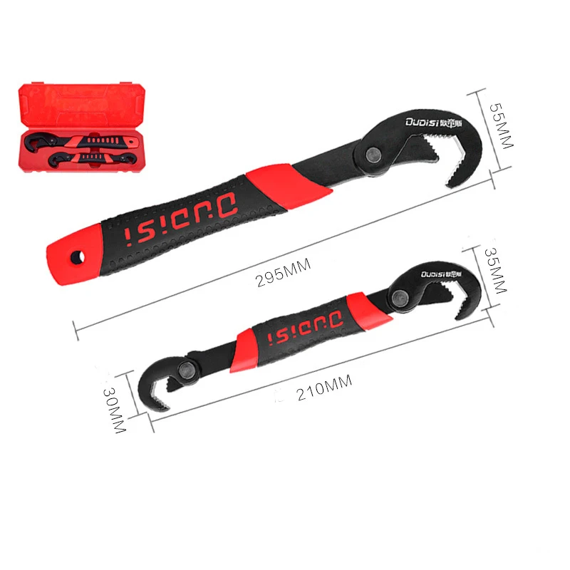 

6-22/ 22-32mm Universal Key Pipe Wrench Open End Spanner Set High-carbon Steel Snap N Grip Tool Plumber Multi Hand Tool