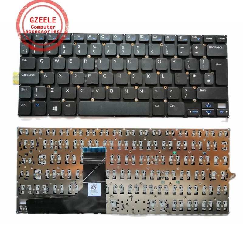

UK Laptop Keyboard for Dell for Inspiron 11 3000 3147 3148 P20T 3152 3153 3157 3158 7130