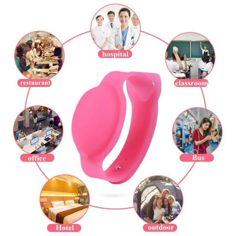 Силиконовый браслет на запястье носимое для рук дезинфицирующее средство