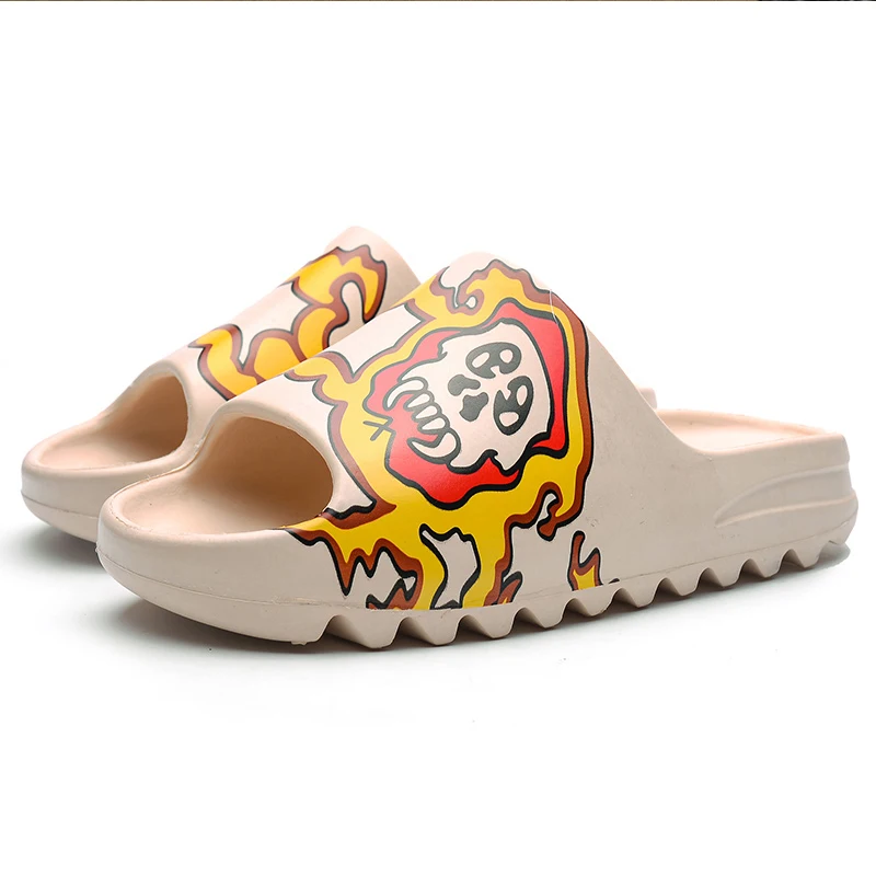 

2021Summer Slippers Men Women Indoor Eva Cool Soft Bottom Sandals Trend Unisex Slides Light Weight Beach Shoes Slippers Home