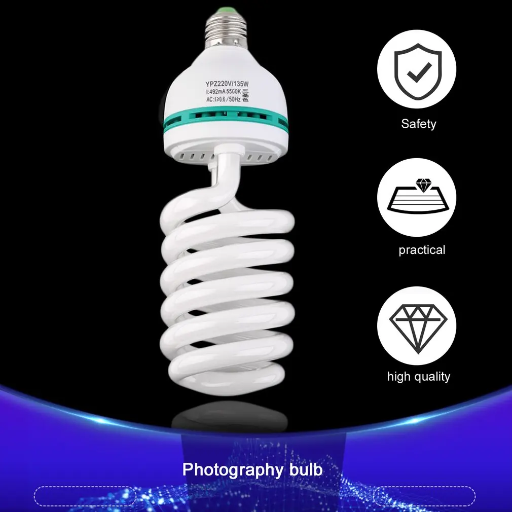 2018 фотографическое Освещение E27 220V 5500K 135 W/150 W фотостудия лампа для видеосъемки