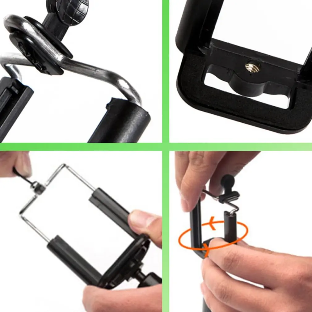 Universal Retractable Design Tripod Monopod Mobile Phone U Clip Mount Holder Bracket Clamp for Smartphone | Мобильные телефоны и