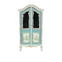 dollhouse 112 scale miniature furniture elegant wooden handmade painting wardrobe