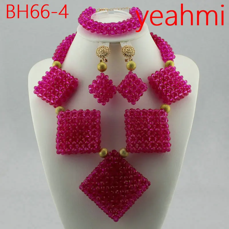 Бесплатная доставка в нигерийском стиле бусины Свадебный комплект ювелирных