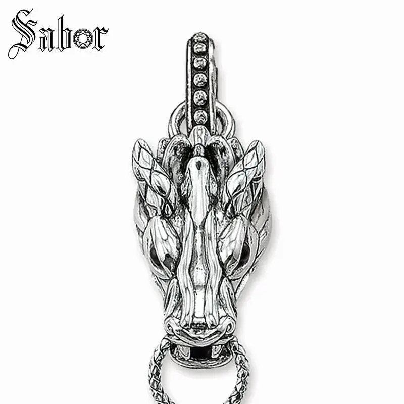 Европейский кулон держатель дракона подходит для ожерелья сделай сам