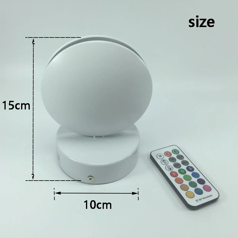 Настенный Rgb светильник с регулируемой яркостью 5 шт./лот 10 Вт красное/зеленое