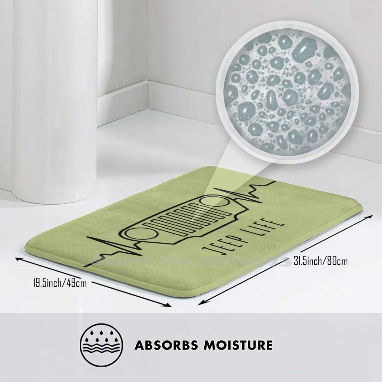 Life черный мягкий домашний Противоскользящий коврик для всей семьи ковер езды по