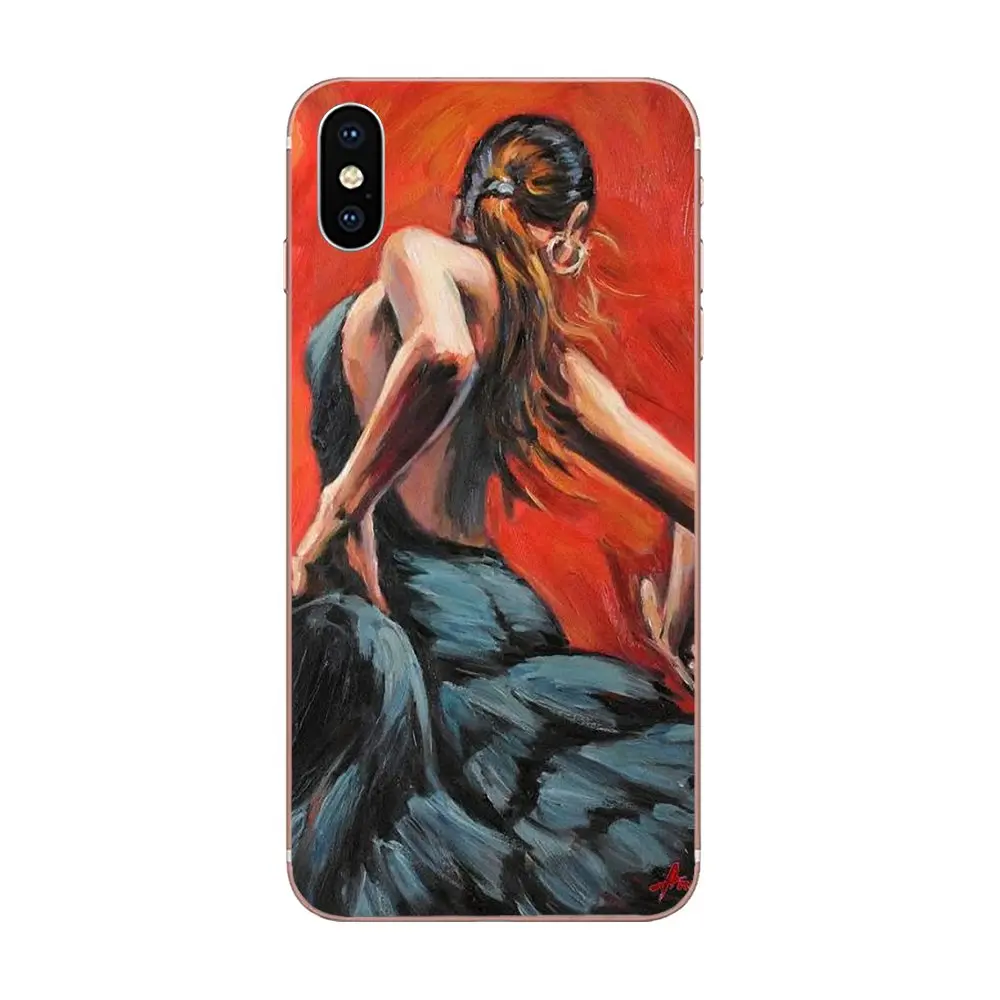 For Sony Xperia XZS XA1 L1 XA X Z Z1 Z2 Z3 Z4 Z5 XZ1 Compact E5 XZ Premium Phone Skin Case Artist Top Art The Spanish Dancer | Мобильные
