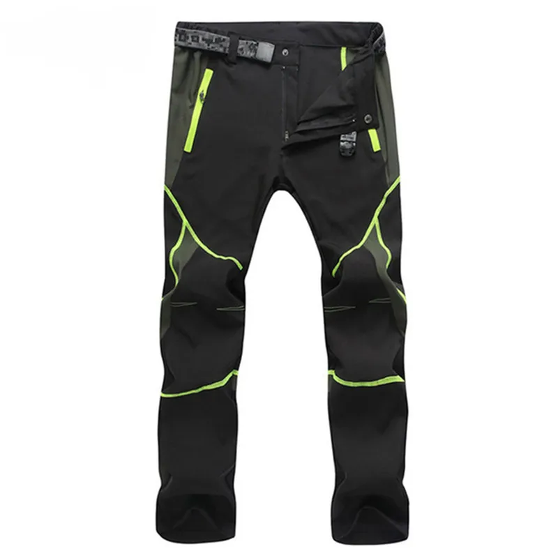Men's Trekking Waterproof Tactical Military Lightweight Pants Women's Summer Stretch Quick Dry Cargo Breathable Trousers | Мужская