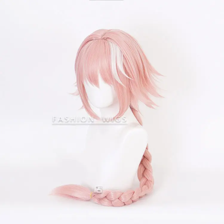wigs Аниме туман Fate Grand Order apocripha Rider Astolfo Asutorufo костюм служанки Косплей костюмы Спортивная одежда Повседневный костюм - Цвет: wigs