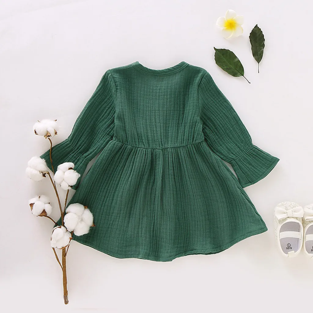 Платье для девочек vestidos, Детские платья для девочек, vestido infantil, рождественское платье на Хэллоуин vestido menina, однотонное платье с длинными рукавами, Z4