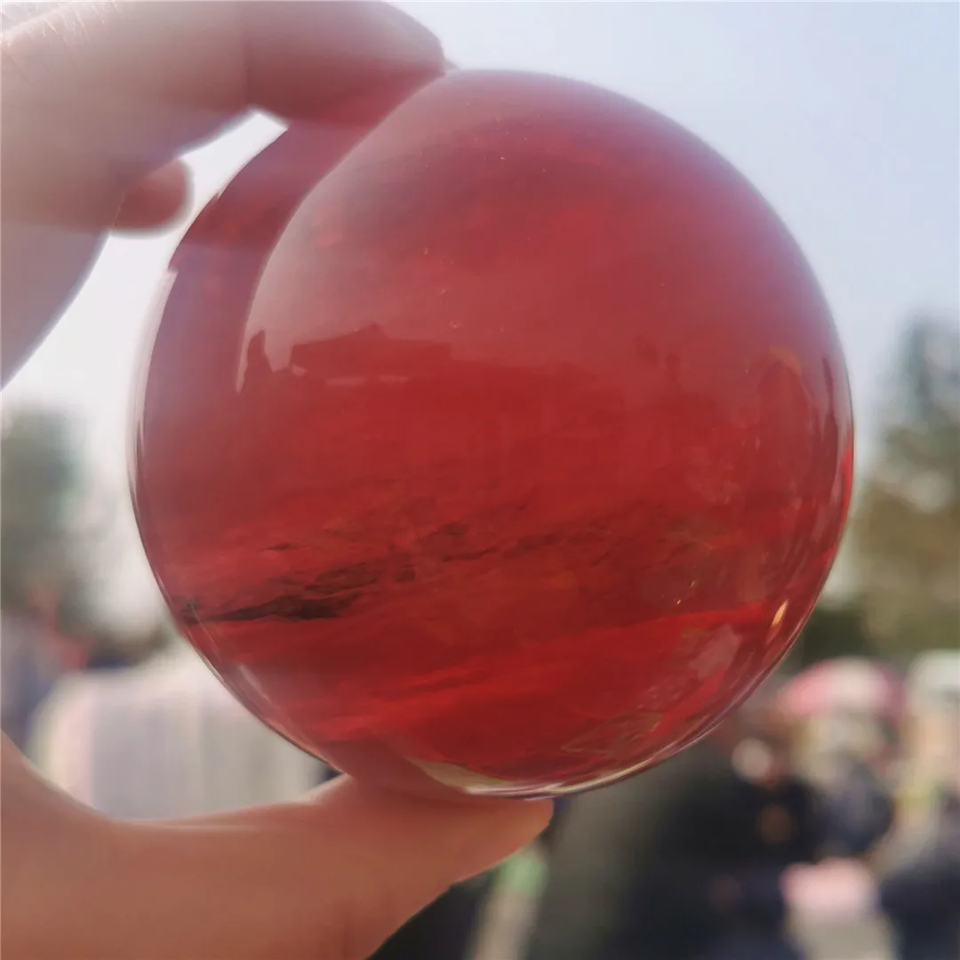 

30-40mm High quality melting quartz crystal stones and crystals ball beautiful yellow red blue quartz healing crystals
