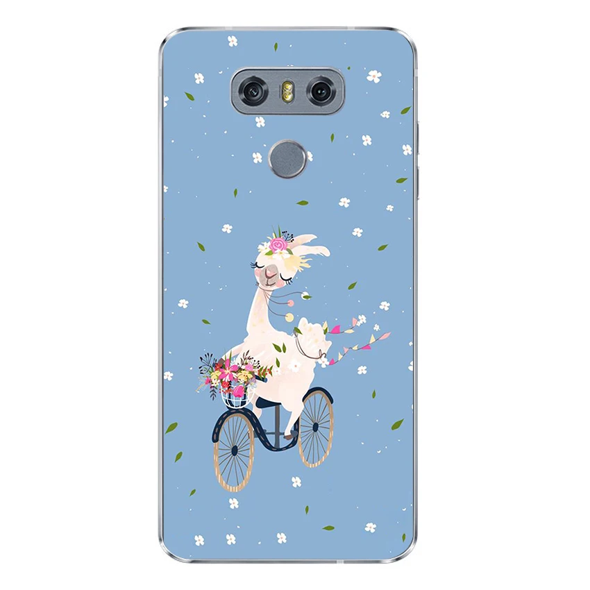 Ciciber милый лама для LG G7 G6 G5 G4 V40 V35 V30 V20 THINQ Мягкий ТПУ чехол телефона K8 K10 K4 K7 2017 2018 K9 K11