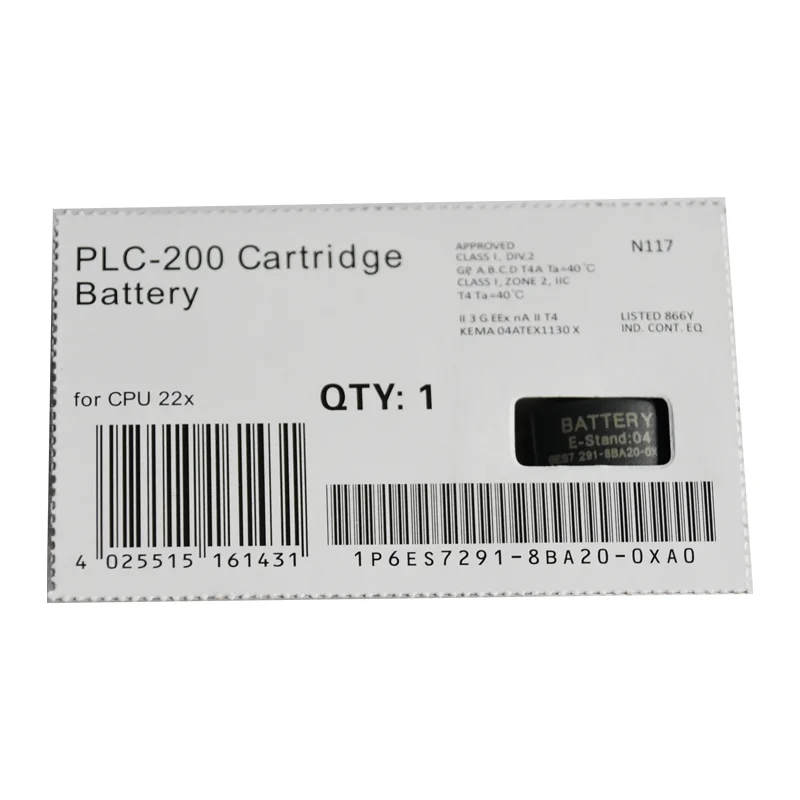 Новый S7 200 картридж 6ES7291 8BA20 0XA0 для Siemens PLC CPU 22X литиевая батарея 6ES7 291 OXAO|batteries