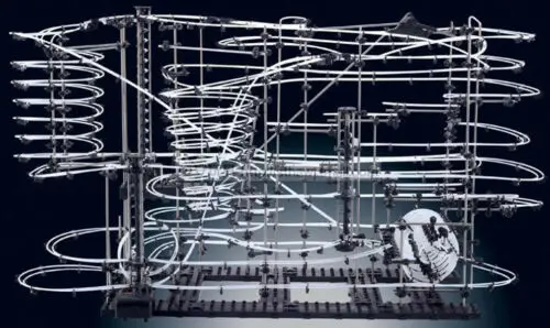 Космический уровень 9 CE Marble Run американские горки космическая