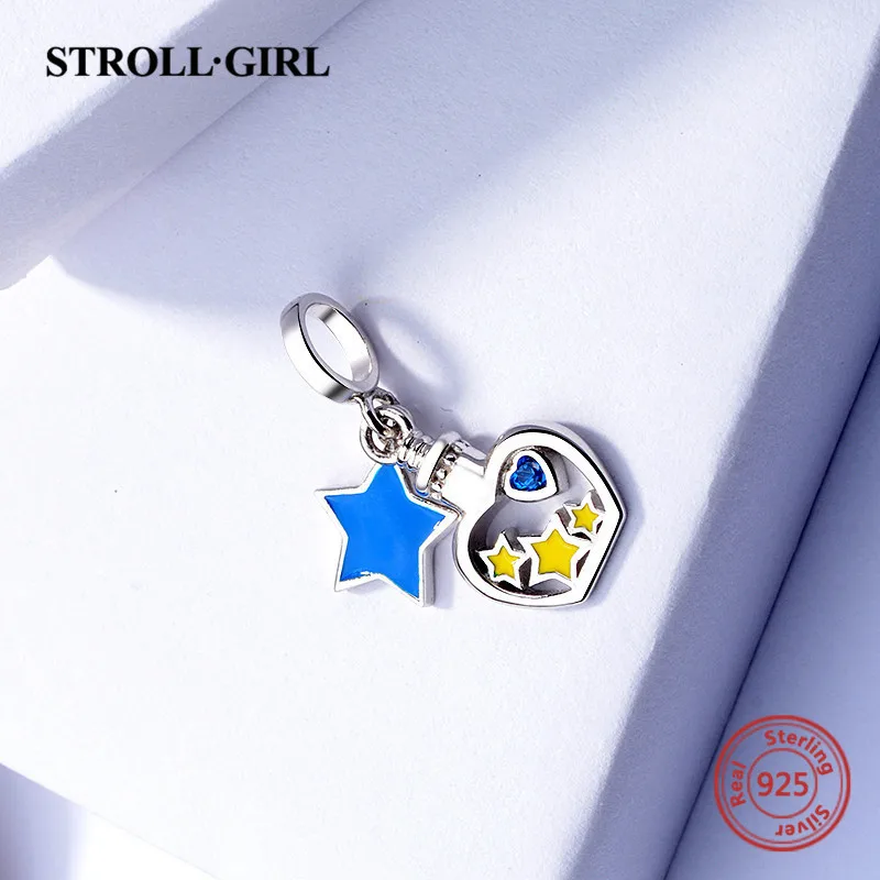 Fit оригинальный европейский браслет 925 Стерлинговое Серебро флакон духов бусины