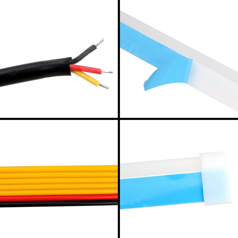 Автомобильные ДХО ходовые огни LEEPEE супер яркие гибкие светодиодные ленты мягкая