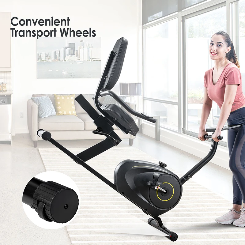 Recumbent Exercise Bike With 8-Level Resistance | Спорт и развлечения