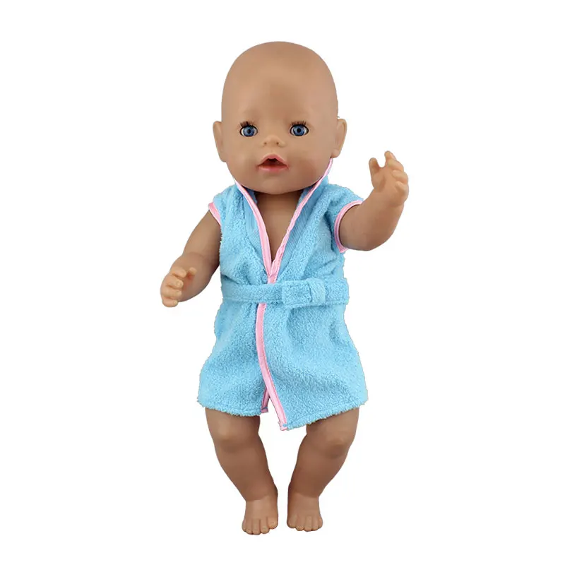 Халат подходит для 43 см Baby Doll 17 дюймов Reborn Детская одежда - Цвет: 15