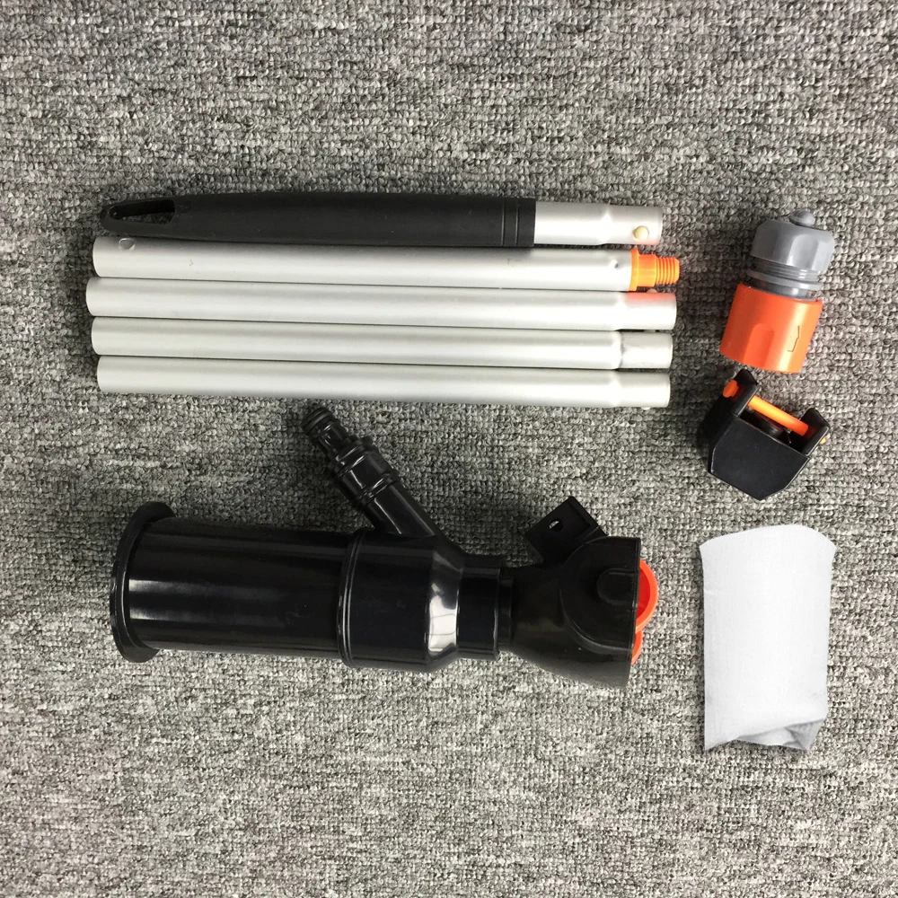 Пылесос для бассейна вакуумная струя 5 полюсных секций всасывающие наконечники