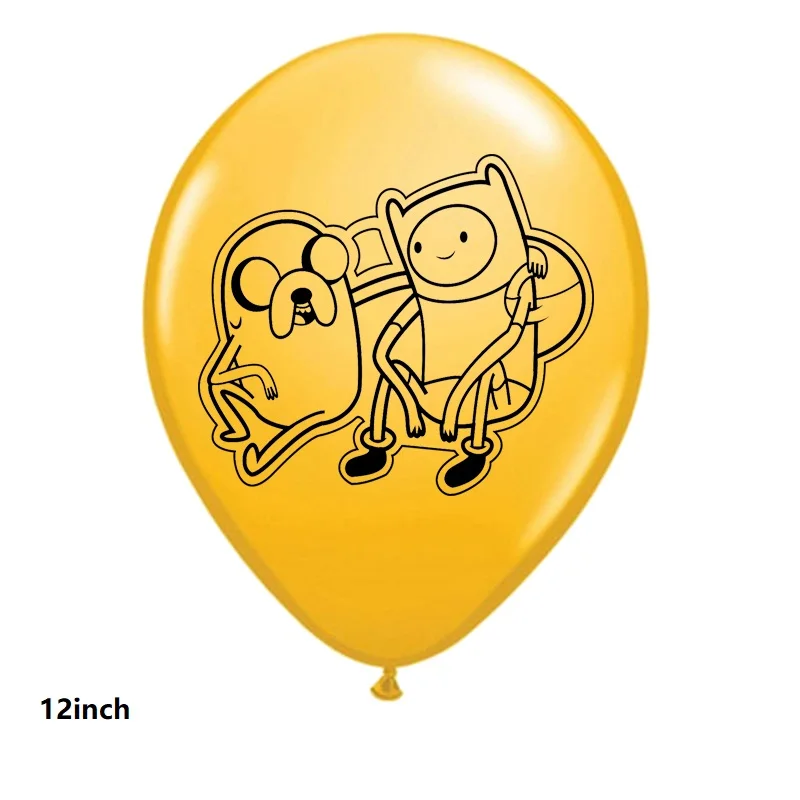 Латексные воздушные шары Время приключений с Финном и Джейком 12 дюймов 10 шт./лот