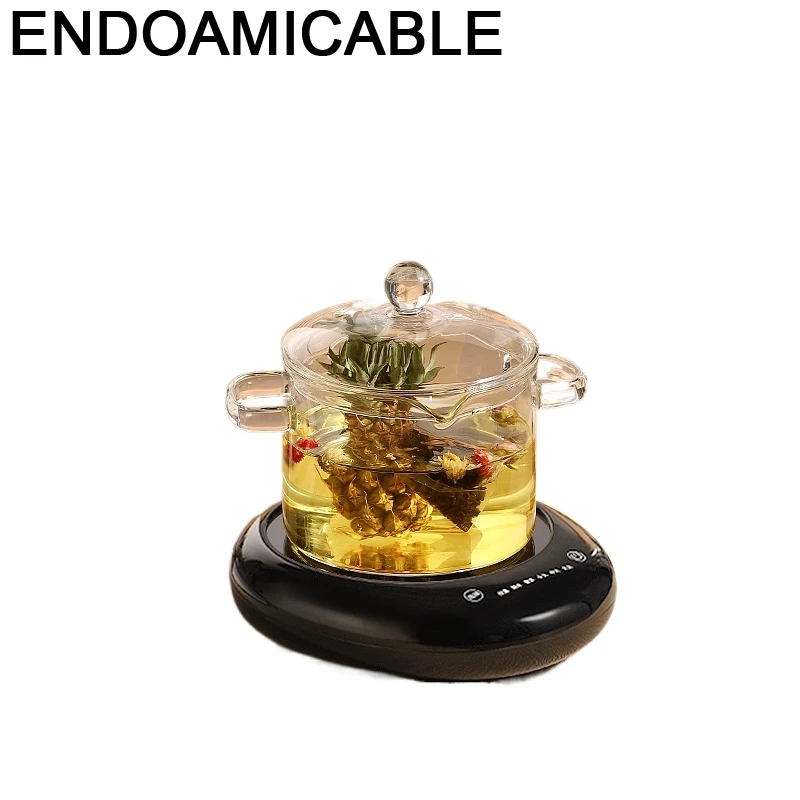 

Hogar Tetera Home Part Stove Kitchen Appliance Kettle Boiler Small Heater on Desk Pot with Warmer Set Maker Electric Teapot