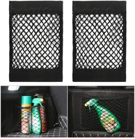 car back rear mesh tunk storage netuniversal mesh cargo net car storage net wall sticker organizer pouch bag storage mesh net