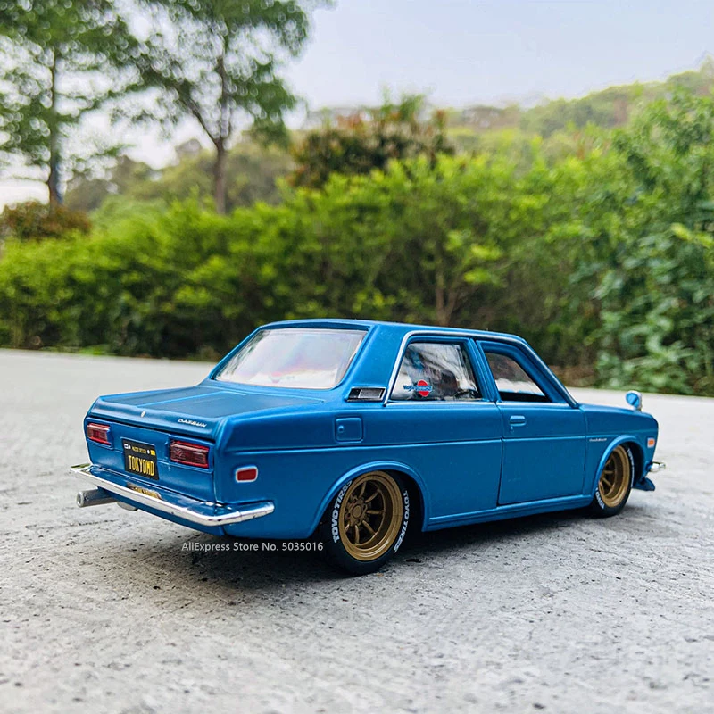 Модель автомобиля Maisto 1:24 Tokyo MOD Nissan 1971 DATSUN 510 из сплава украшение ручной работы