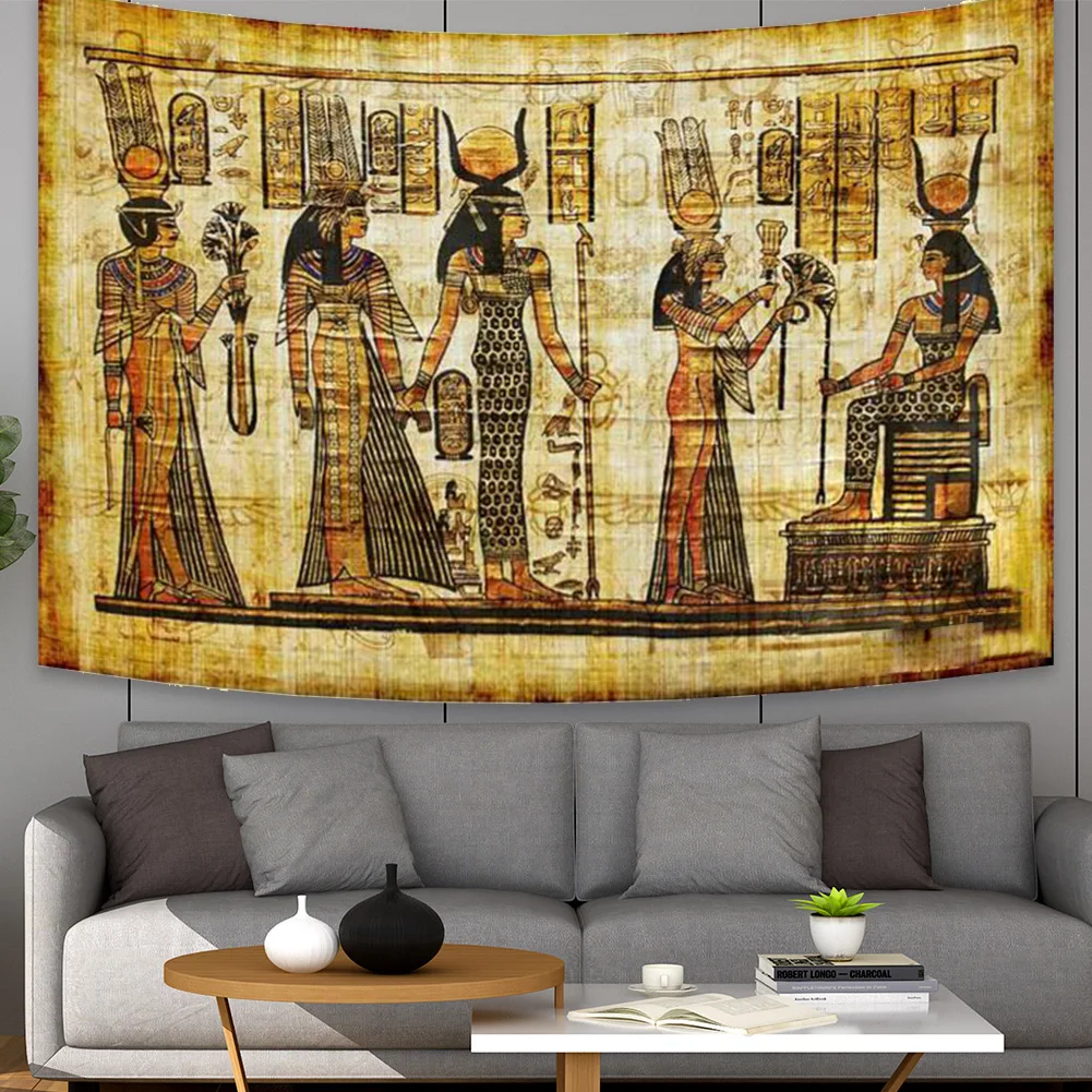 Ancient Egypt Printing Hanging Tapestry Wall Blanket Background Art Supplies Home Decoration Props Stylish Decorations | Дом и сад