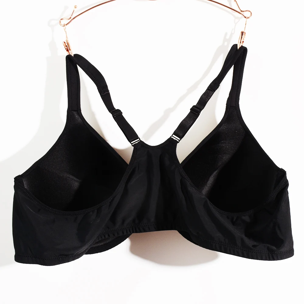 

Sexy Women Bra Deep V Front Button Lingerie Support Vest Back Underwire Adjustment Chest Underwear Brassiere Size 36-48