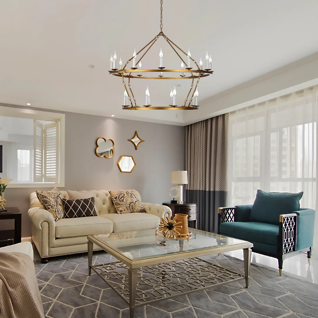 Nordic Creative Iron Droplight Post-Modern Clothing Store Living Room Dining Art LED Chandelier | Лампы и освещение