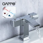 Термостатический Смеситель GAPPO, кран для раковины, крепление на поверхность, кран Водопад для ванной
