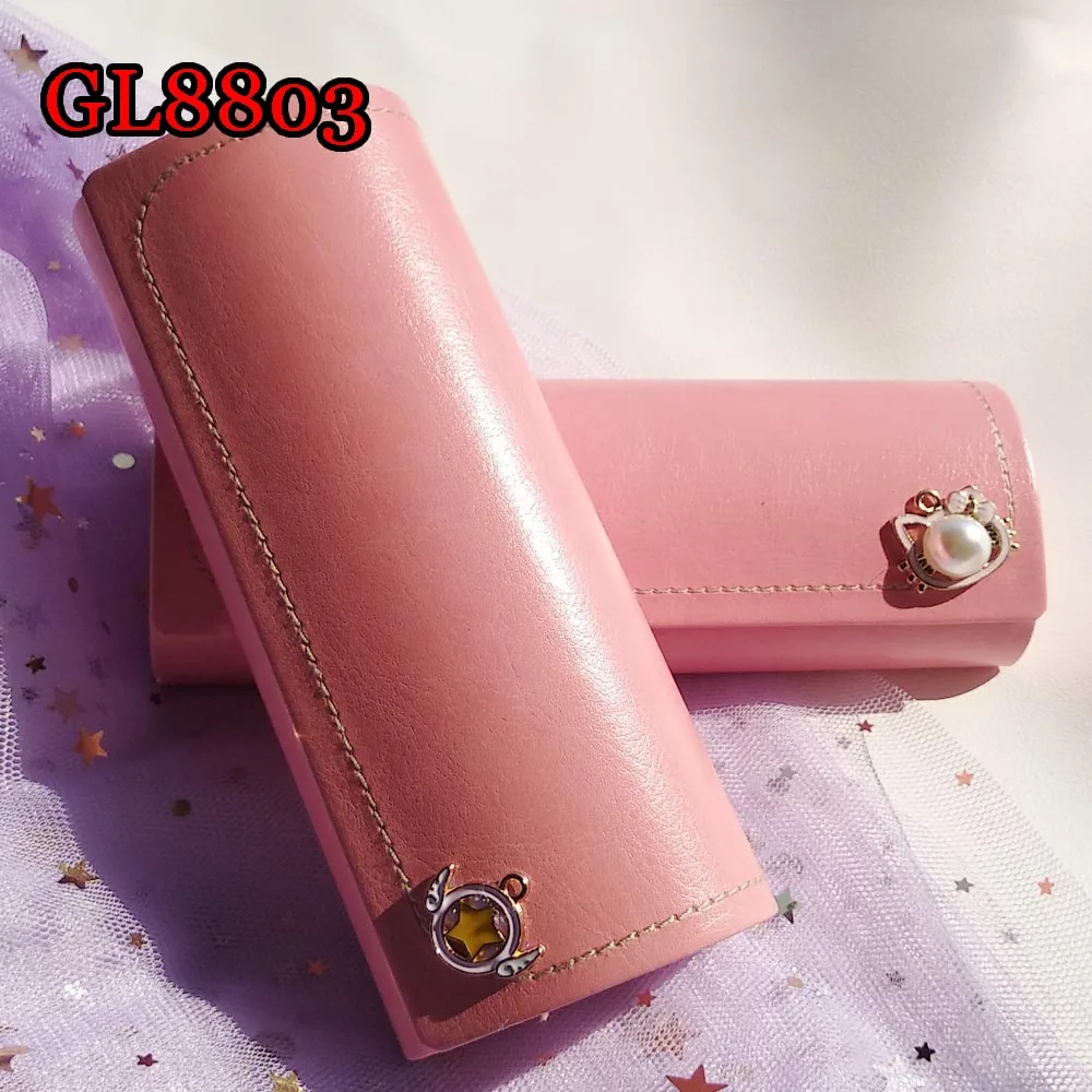 

Japanese Anime Sweet Piece Leather Case Universal Storage Box for frames and sunglasses GL8803
