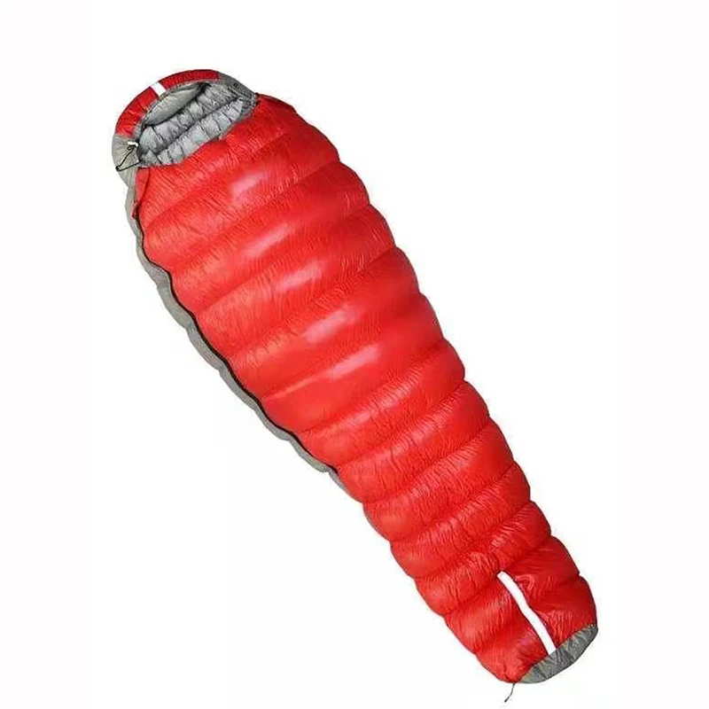 225*90 см 1000 г/1200 г белый гусиный пух, Сверхлегкий, водонепроницаемый, устойчивый к разрыву спальный мешок для кемпинга на открытом воздухе