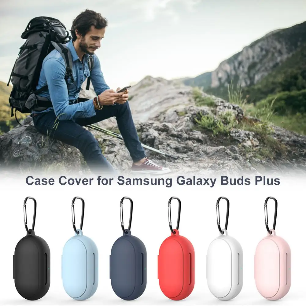 

Hot! Headset Silicone Case Durable Humanized Protective Cover with Lock for Samsung Galaxy Buds Plus