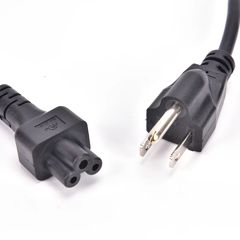 

1pcs USA US Plug 3Pin Power Cord Cable 3 Prong Computer AC Adapter Lead 3 Pin Power Adapter Cable