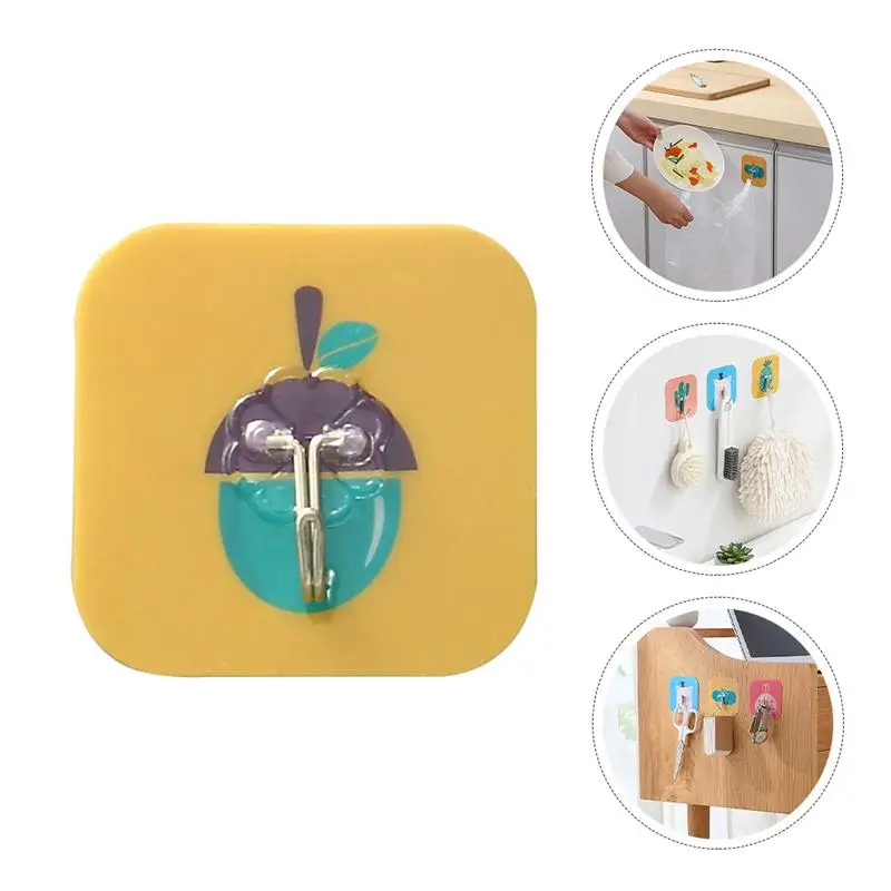 

40 Pcs Cartoon Wall Hangers Waterproof Self-adhesive Hooks (Random Style)