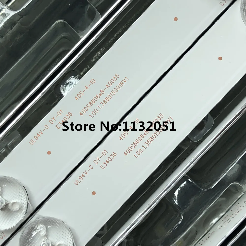 8 шт./лот 100% новинка 40-дюймовая панель светодиодной подсветки для телевизоров philips