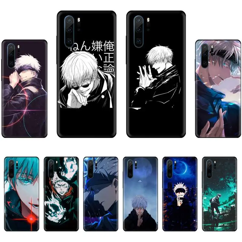 

Jujutsu Kaisen Satoru Gojo anime Phone Case For Huawei P40 P20 P30 lite Pro P Smart 2019 Mate 40 20 10 Lite Pro Nova 5t