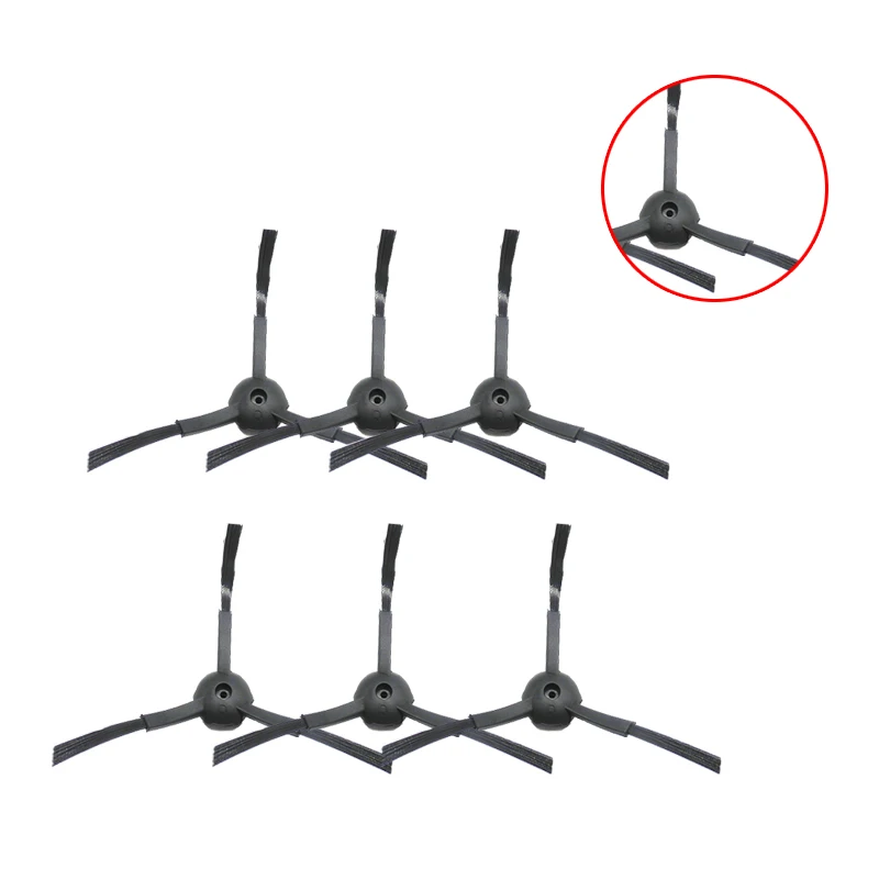 

6PCS Side Brush for Ecovacs Vacuum Cleaner Sweeping Robot CR120/CEN540/X50